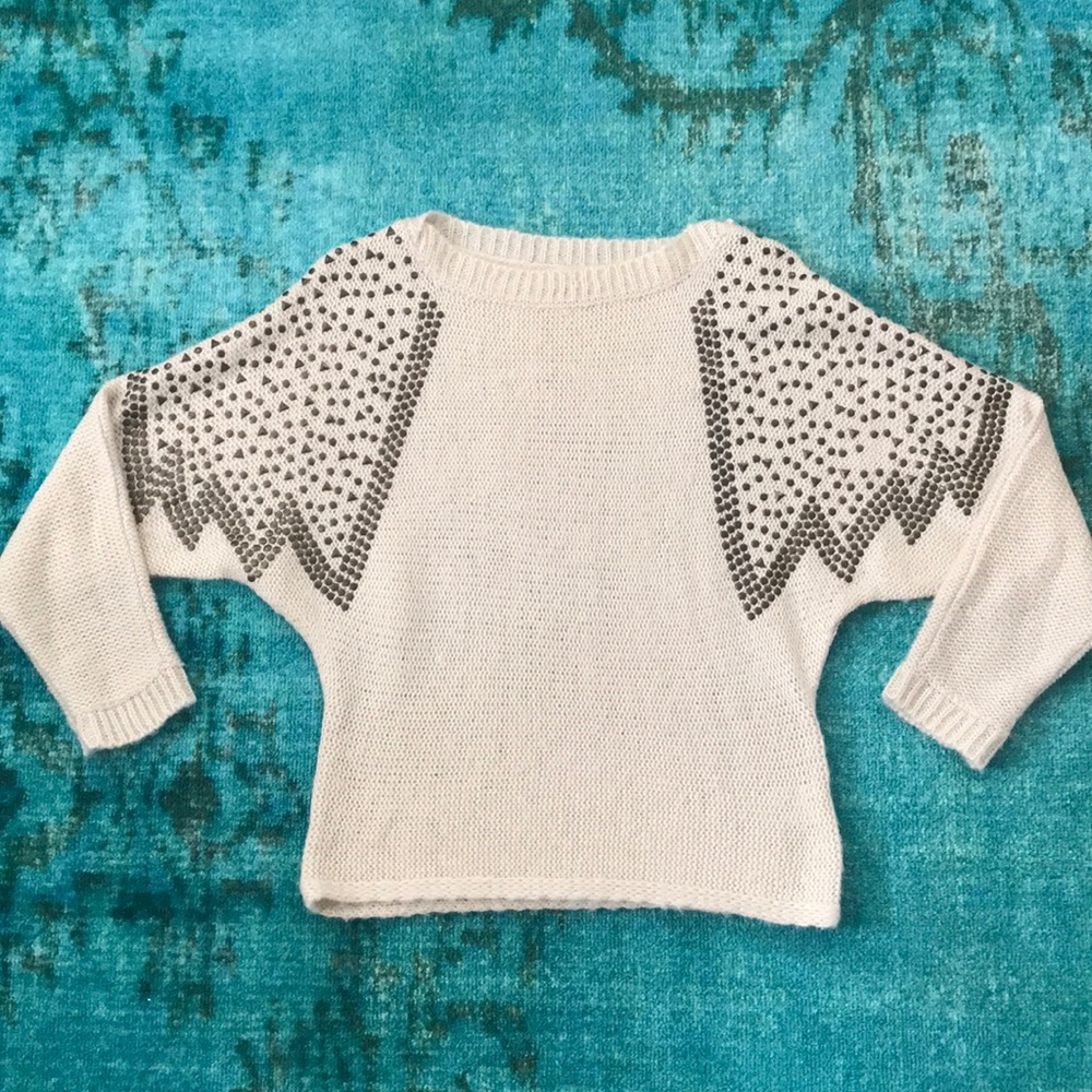Studded sweater